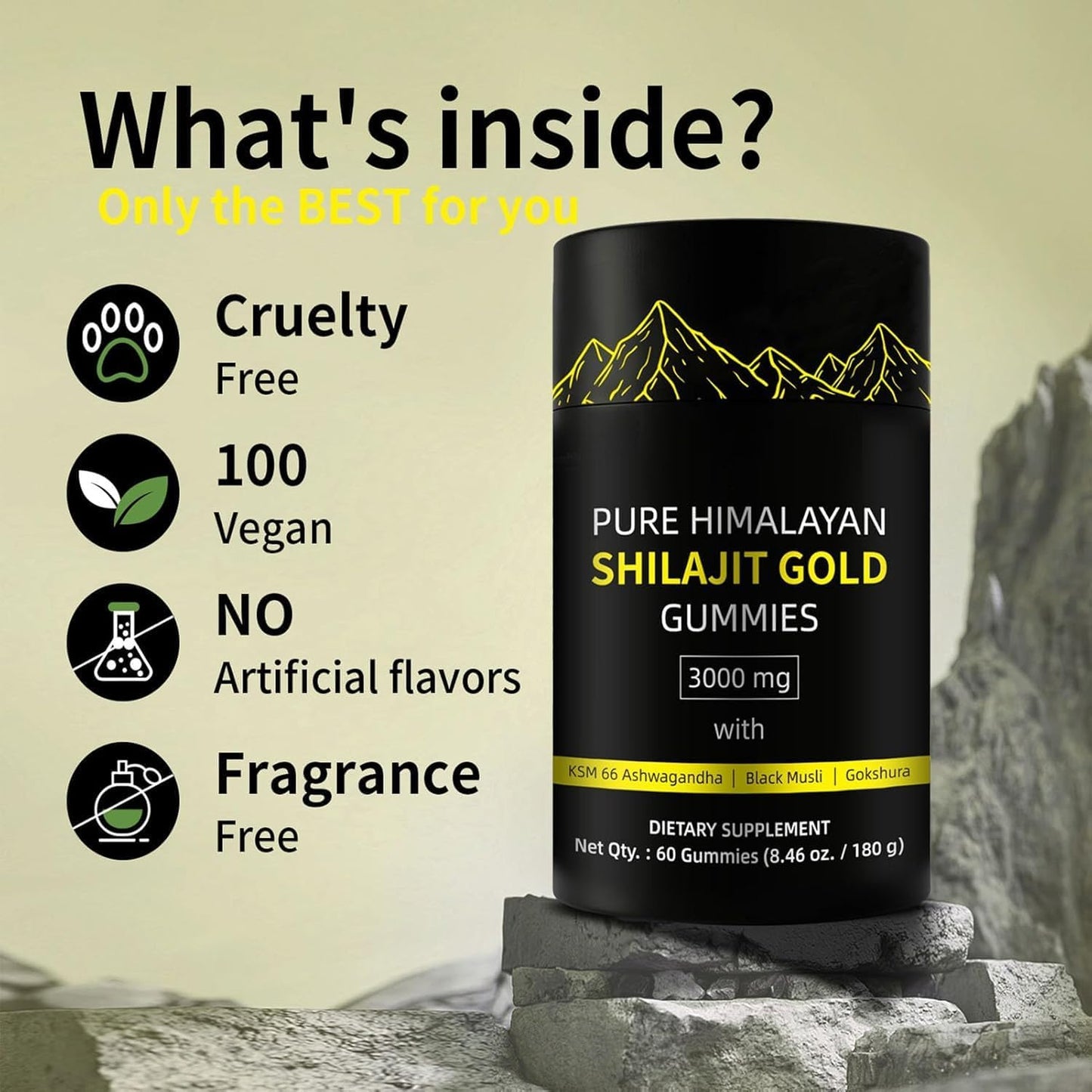 Pure Himalayan Shilajit Gold Gummies