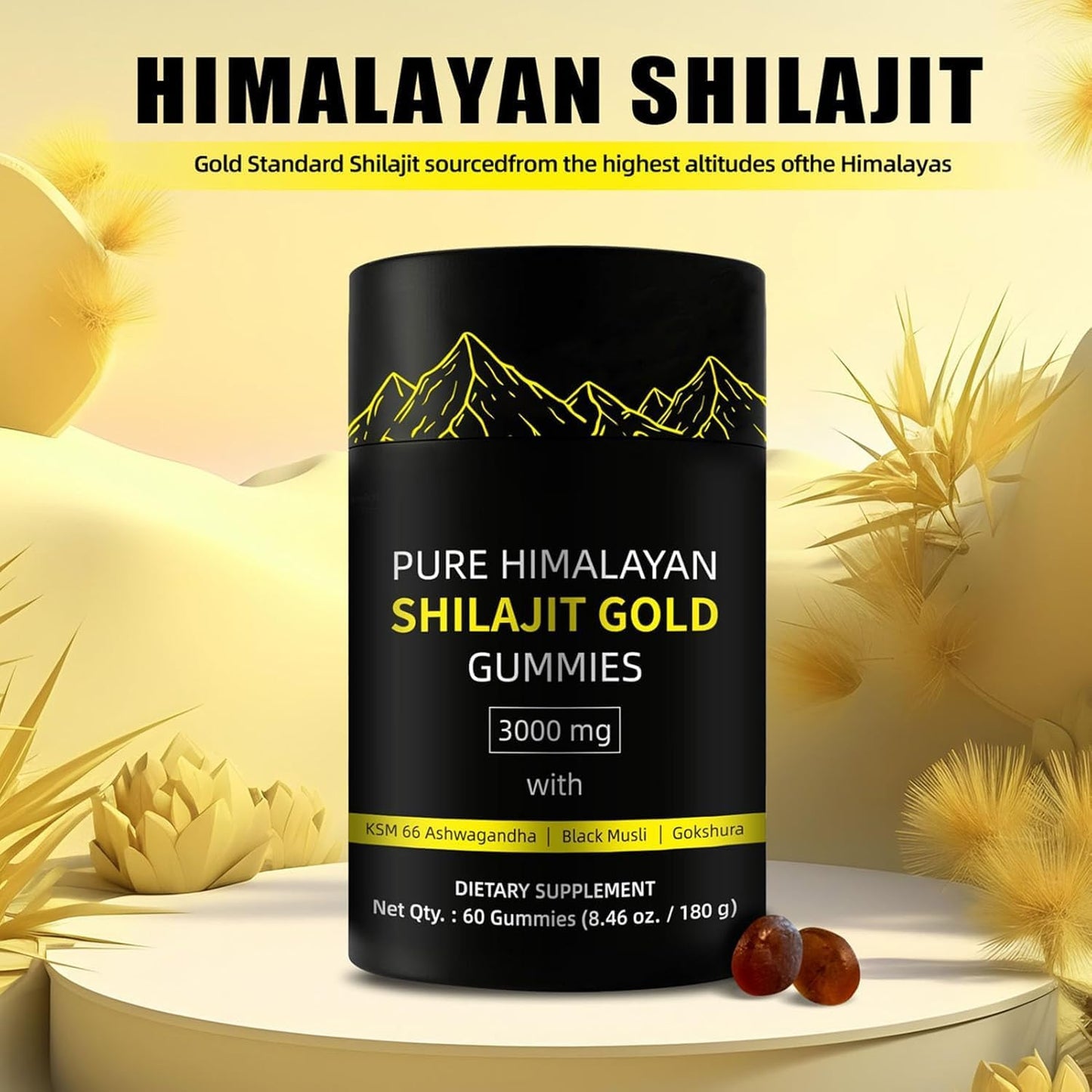 Pure Himalayan Shilajit Gold Gummies